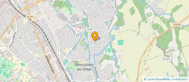 localisation de l'entreprise MADAME HEIDY BLANCO PINERO  SAINT-JULIEN-LES-VILLAS