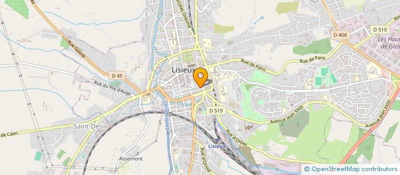 localisation de l'entreprise MADAME HEIDY DESCLOS  LISIEUX