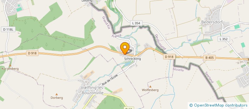 localisation de l'entreprise MADAME HEIKE BOSSMANN  HEINING-LES-BOUZONVILLE