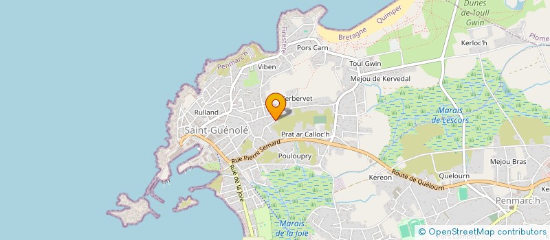 localisation de l'entreprise MADAME HEIKE BRETSCH à PENMARCH