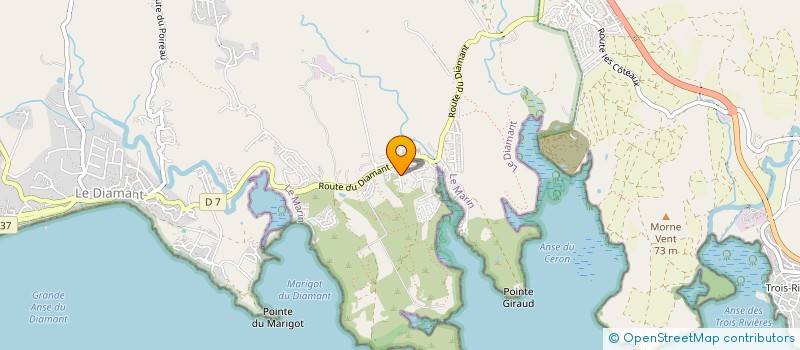 localisation de l'entreprise MADAME HEIKE STIEBITZ  LE DIAMANT