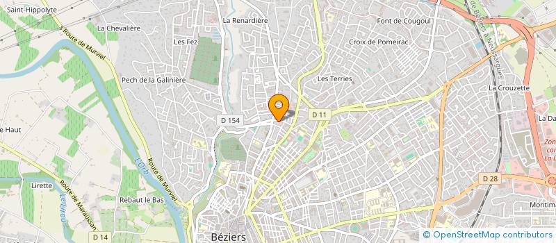 localisation de l'entreprise MADAME HEIKE WYPUTTA à BEZIERS