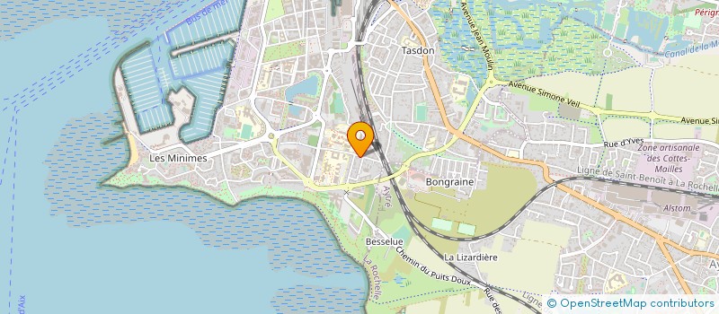 localisation de l'entreprise MADAME HEITEA TEROROTUA  LA ROCHELLE