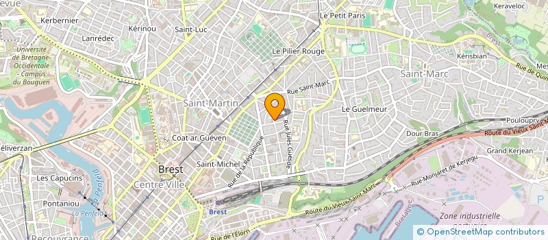 localisation de l'entreprise MADAME HEITIARE TEAHE à BREST
