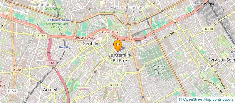 localisation de l'entreprise MADAME HELA BARKETI  LE KREMLIN-BICETRE