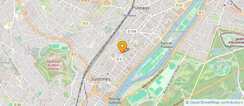 localisation de l'entreprise MADAME HELA BERGAOUI à SURESNES