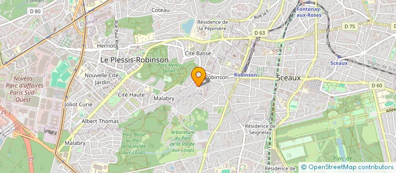 localisation de l'entreprise MADAME HELA BRIKI  LE PLESSIS-ROBINSON