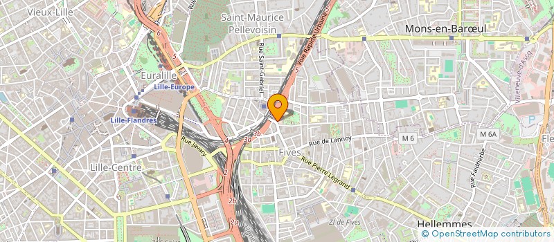 localisation de l'entreprise MADAME HELA KALLEL à LILLE