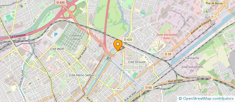 localisation de l'entreprise MADAME HELA ROUROU  ILLZACH