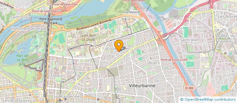 localisation de l'entreprise MADAME HELAI IENTILE  VILLEURBANNE