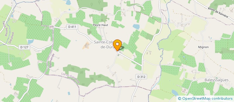 localisation de l'entreprise MADAME HELAURA BROSSARD  BEGADAN