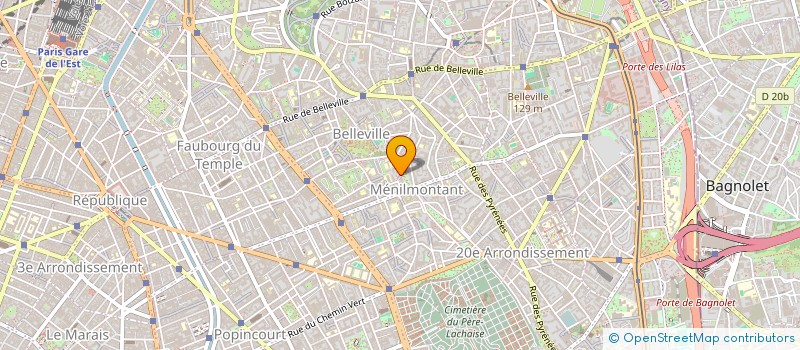 localisation de l'entreprise MADAME HELEN BARATET  PARIS