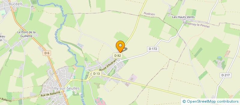 localisation de l'entreprise MADAME HELEN BERTIN  TILLY-SUR-SEULLES