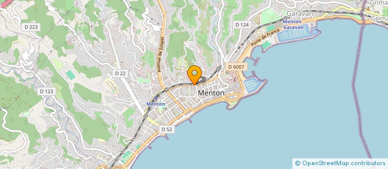 localisation de l'entreprise MADAME HELEN CLARKE  MENTON