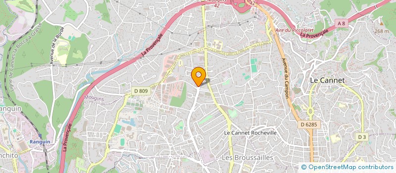 localisation de l'entreprise MADAME HELEN COOPER  VALBONNE