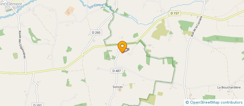 localisation de l'entreprise MADAME HELEN CROSS  MORTAIN-BOCAGE