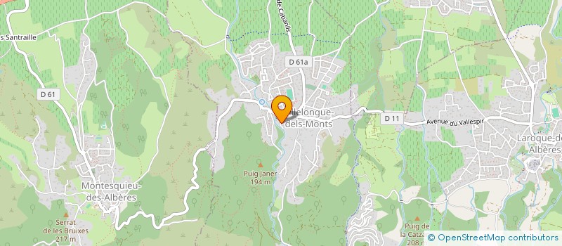 localisation de l'entreprise MADAME HELEN GIBSON  VILLELONGUE-DELS-MONTS