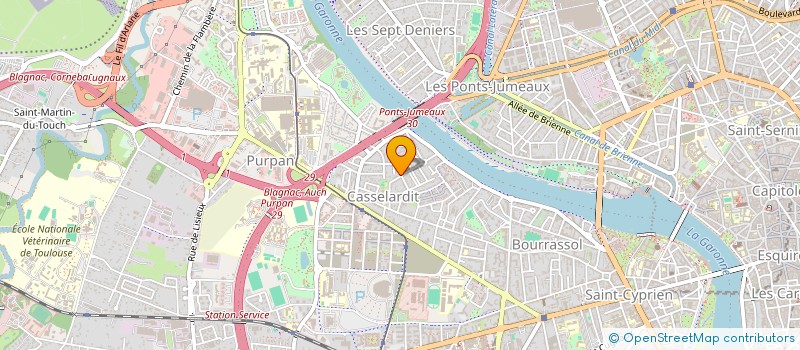 localisation de l'entreprise MADAME HELEN GRAINGER à TOULOUSE