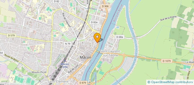 localisation de l'entreprise MADAME HELEN HUET  MACON