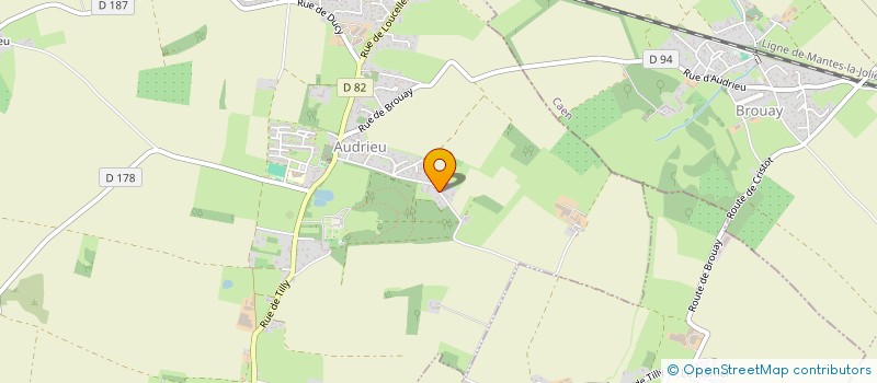 localisation de l'entreprise MADAME HELEN JACKSON  AUDRIEU