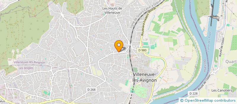 localisation de l'entreprise MADAME HELEN LANDAU  VILLENEUVE-LES-AVIGNON