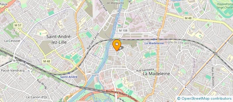 localisation de l'entreprise MADAME HELEN LEVY à LA MADELEINE