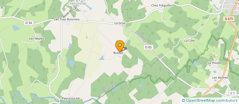 localisation de l'entreprise MADAME HELEN MOSS à CHERONNAC