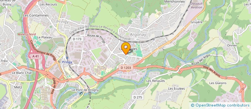 localisation de l'entreprise MADAME HELEN PRINCE  ARGONAY