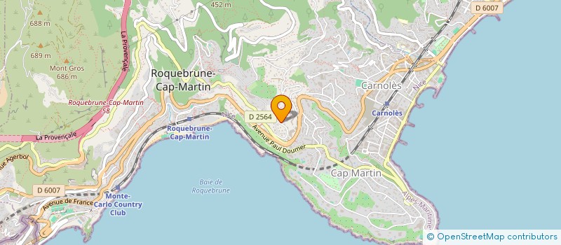 localisation de l'entreprise MADAME HELEN PUGH à ROQUEBRUNE-CAP-MARTIN