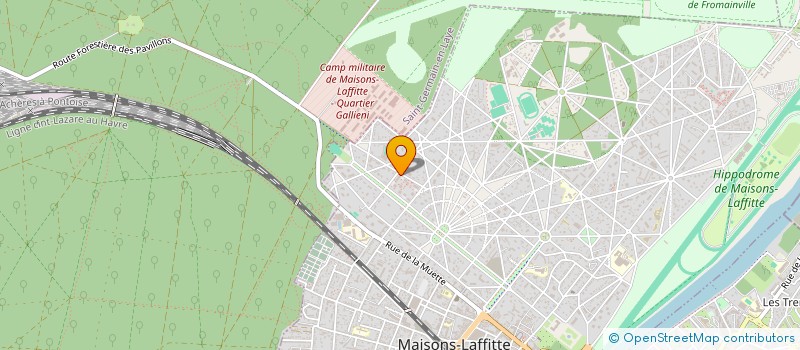 localisation de l'entreprise MADAME HELEN ROBERSON à MAISONS-LAFFITTE