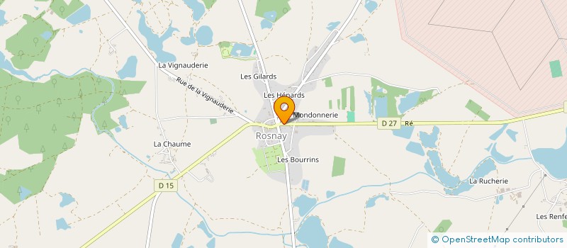 localisation de l'entreprise MADAME HELEN SANDERSON à ROSNAY
