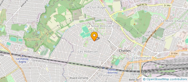 localisation de l'entreprise MADAME HELEN THORNTON à CHELLES
