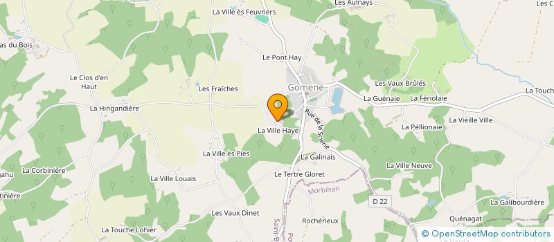 localisation de l'entreprise MADAME HELEN THORNTON  GOMENE