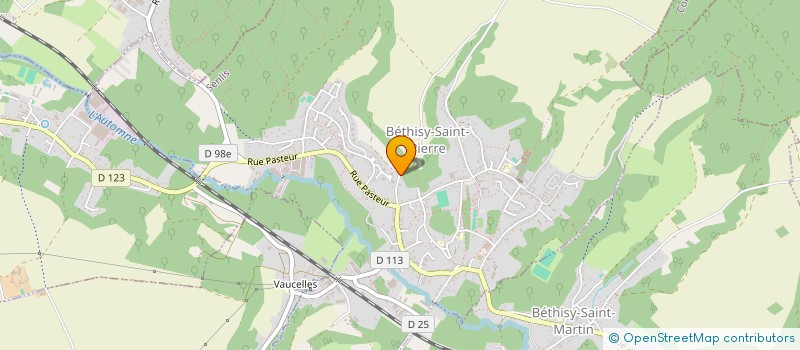 localisation de l'entreprise MADAME HELEN UGO  BETHISY-SAINT-PIERRE