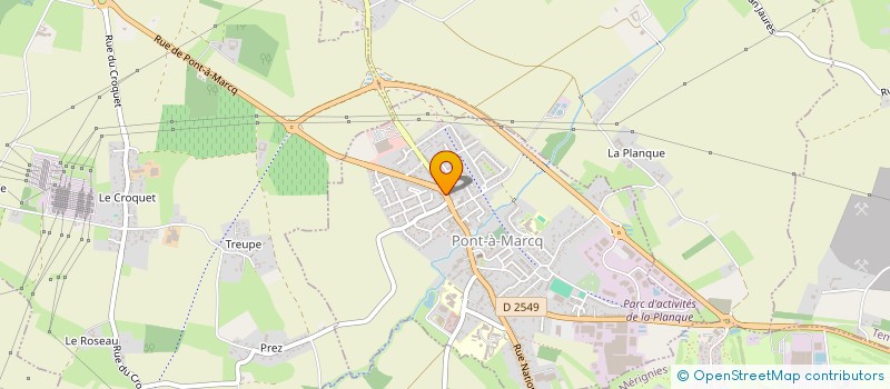 localisation de l'entreprise MADAME HELEN VAN NIEUWENBORG  PONT-A-MARCQ