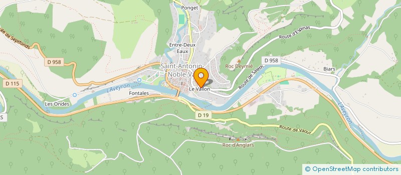 localisation de l'entreprise MADAME HELEN WHITTAKER  SAINT-ANTONIN-NOBLE-VAL