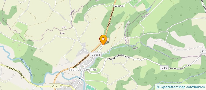 localisation de l'entreprise MADAME HELENA ALMEIDA NUNES  SAULT-DE-NAVAILLES