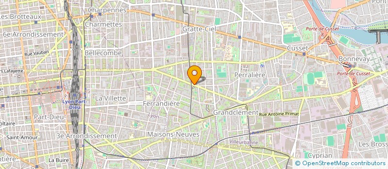 localisation de l'entreprise MADAME HELENA BARBOSA DA SILVA LEITE  VILLEURBANNE