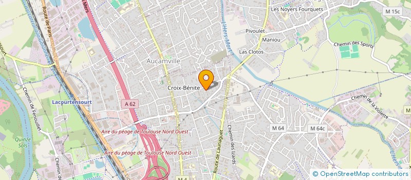 localisation de l'entreprise MADAME HELENA BENOIT  TOULOUSE