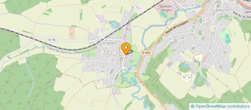 localisation de l'entreprise MADAME HELENA BERCOT  CARSPACH