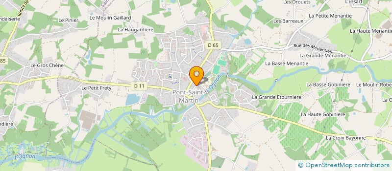 localisation de l'entreprise MADAME HELENA BESNIER  PONT-SAINT-MARTIN