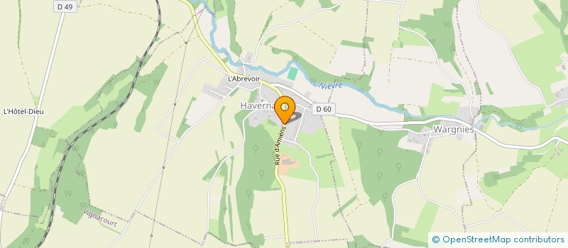 localisation de l'entreprise MADAME HELENA BOURGEOIS  HAVERNAS