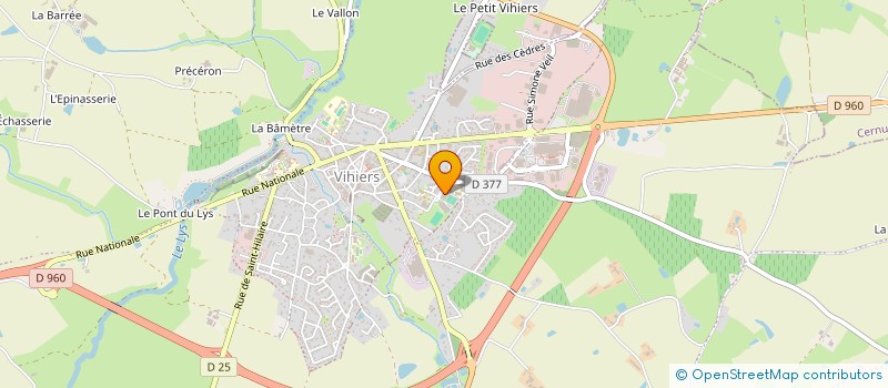 localisation de l'entreprise MADAME HELENA BOUVIER à LYS-HAUT-LAYON