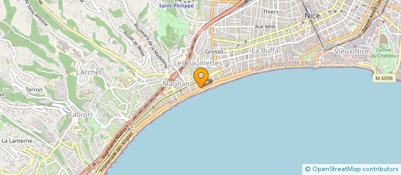 localisation de l'entreprise MADAME HELENA CIUPAC à NICE