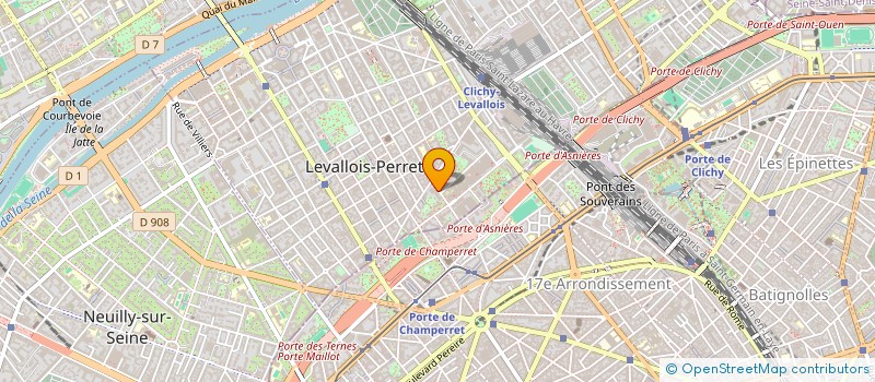 localisation de l'entreprise MADAME HELENA COELHO à LEVALLOIS PERRET