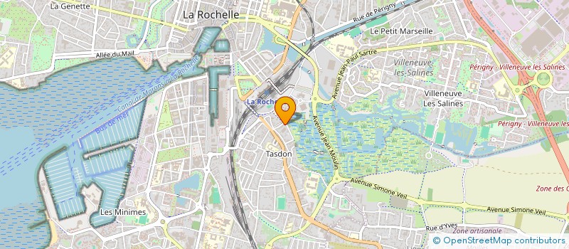 localisation de l'entreprise MADAME HELENA COMPAIN  LA ROCHELLE