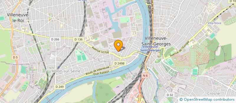 localisation de l'entreprise MADAME HELENA DA CUHNA GONCALVES  VILLENEUVE-LE-ROI