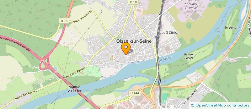 localisation de l'entreprise MADAME HELENA DELARUE à OISSEL