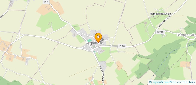 localisation de l'entreprise MADAME HELENA DESCHAMPS  GERPONVILLE