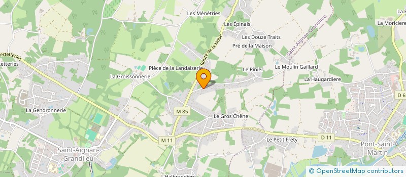 localisation de l'entreprise MADAME HELENA DRILLAUD  SAINT-AIGNAN-GRANDLIEU